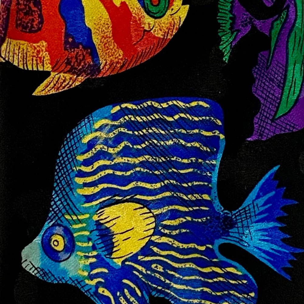 EUC vintage “fish” tie